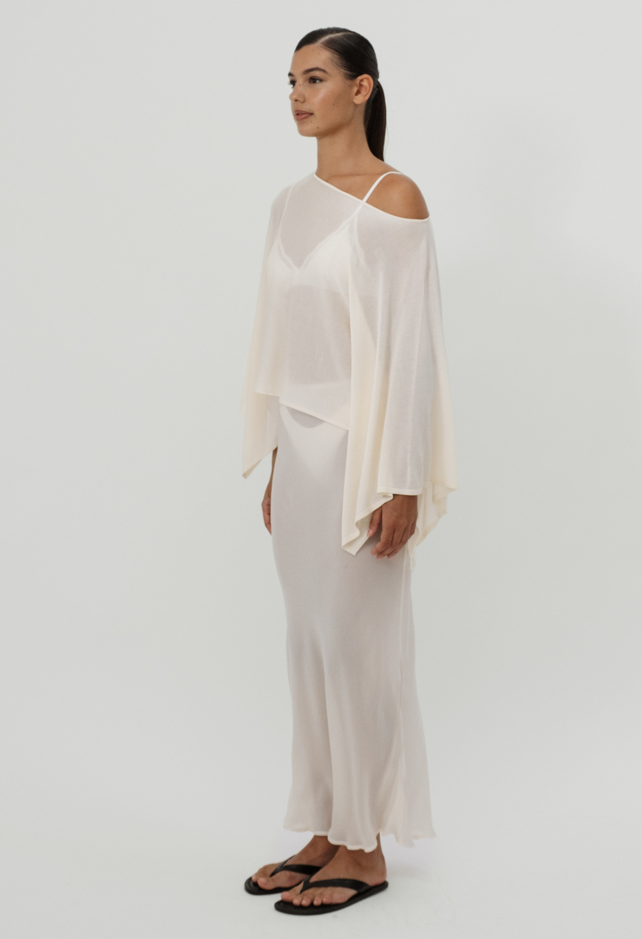 ASTOR SILK BLEND CAPE TOP