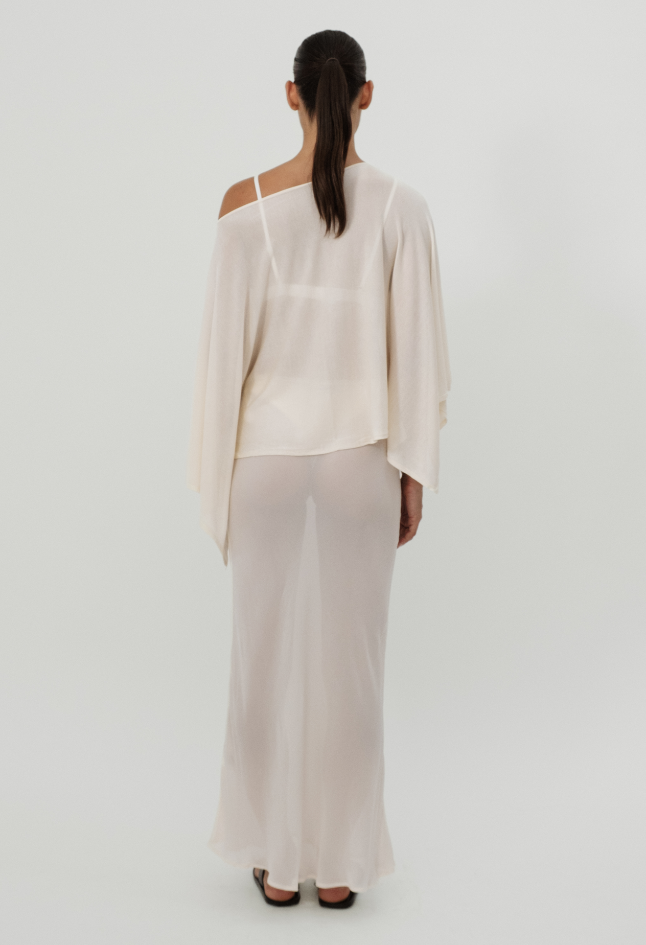 ASTOR SILK BLEND CAPE TOP