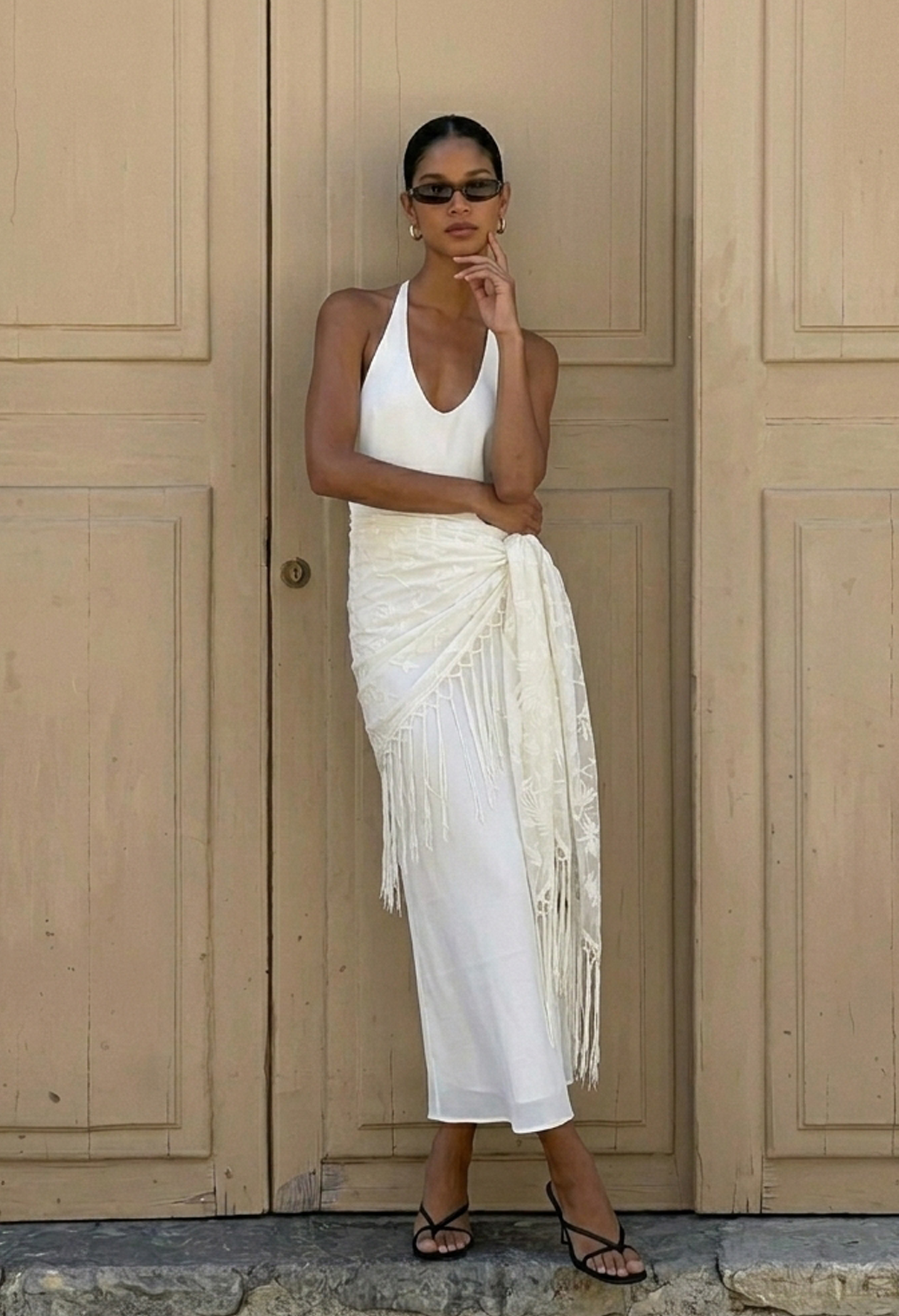 MANON MIDI SCARF DRESS