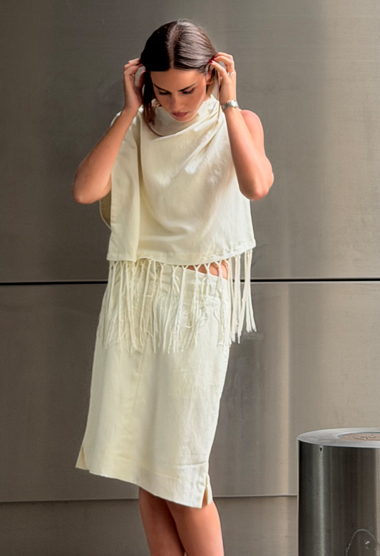 MANON KNEE LENGTH SKIRT