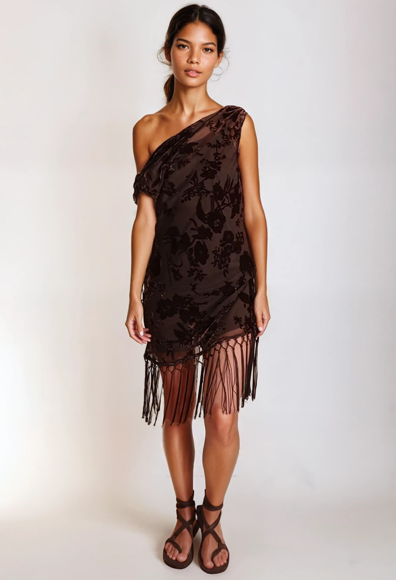 ASTLEY COWL MINI DRESS