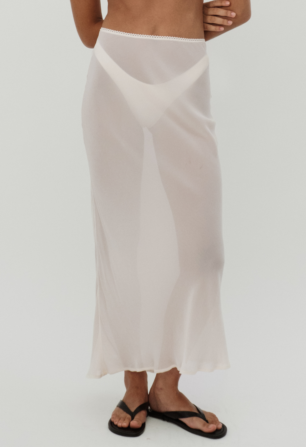 ANOUK SHEER SLIP SKIRT
