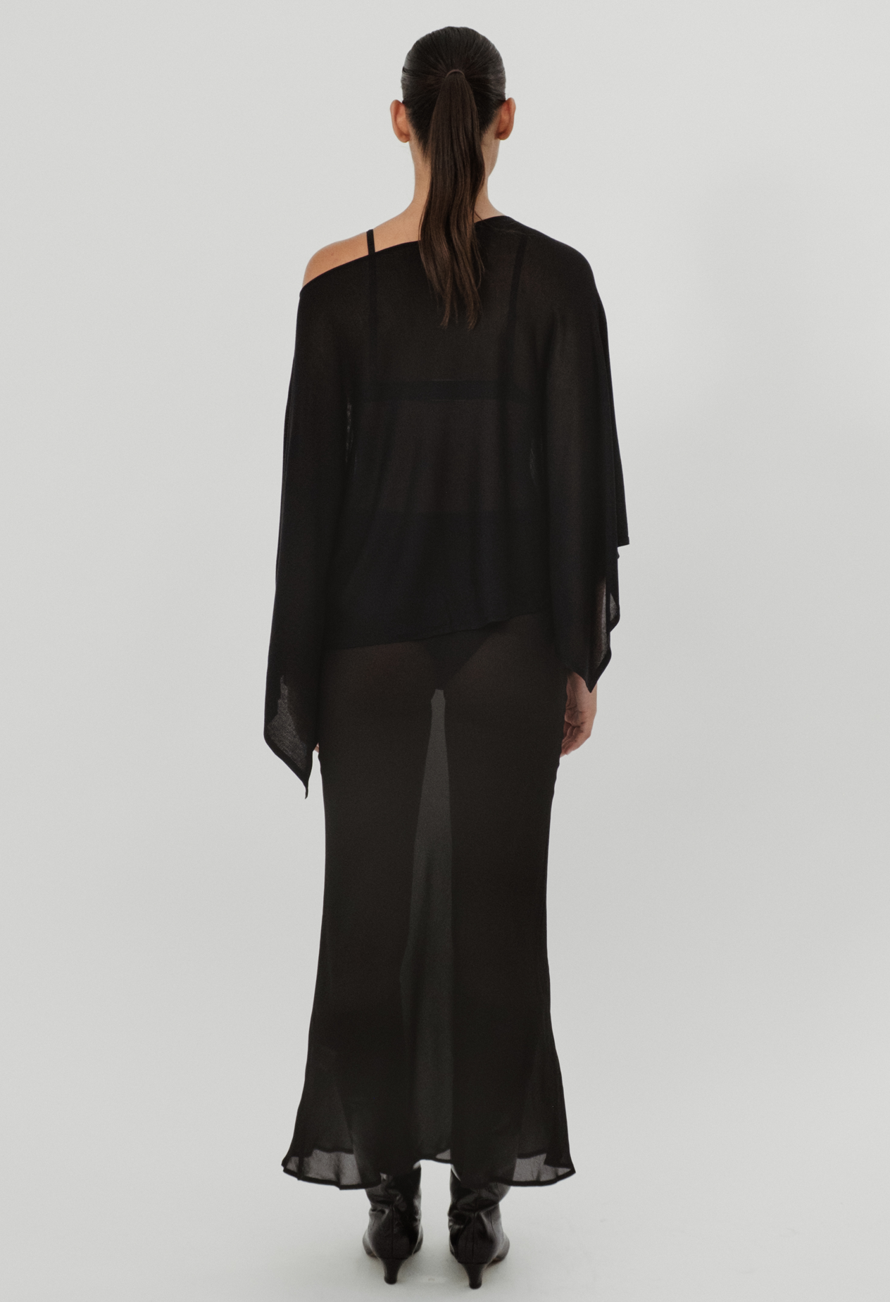 ASTOR SILK BLEND CAPE TOP