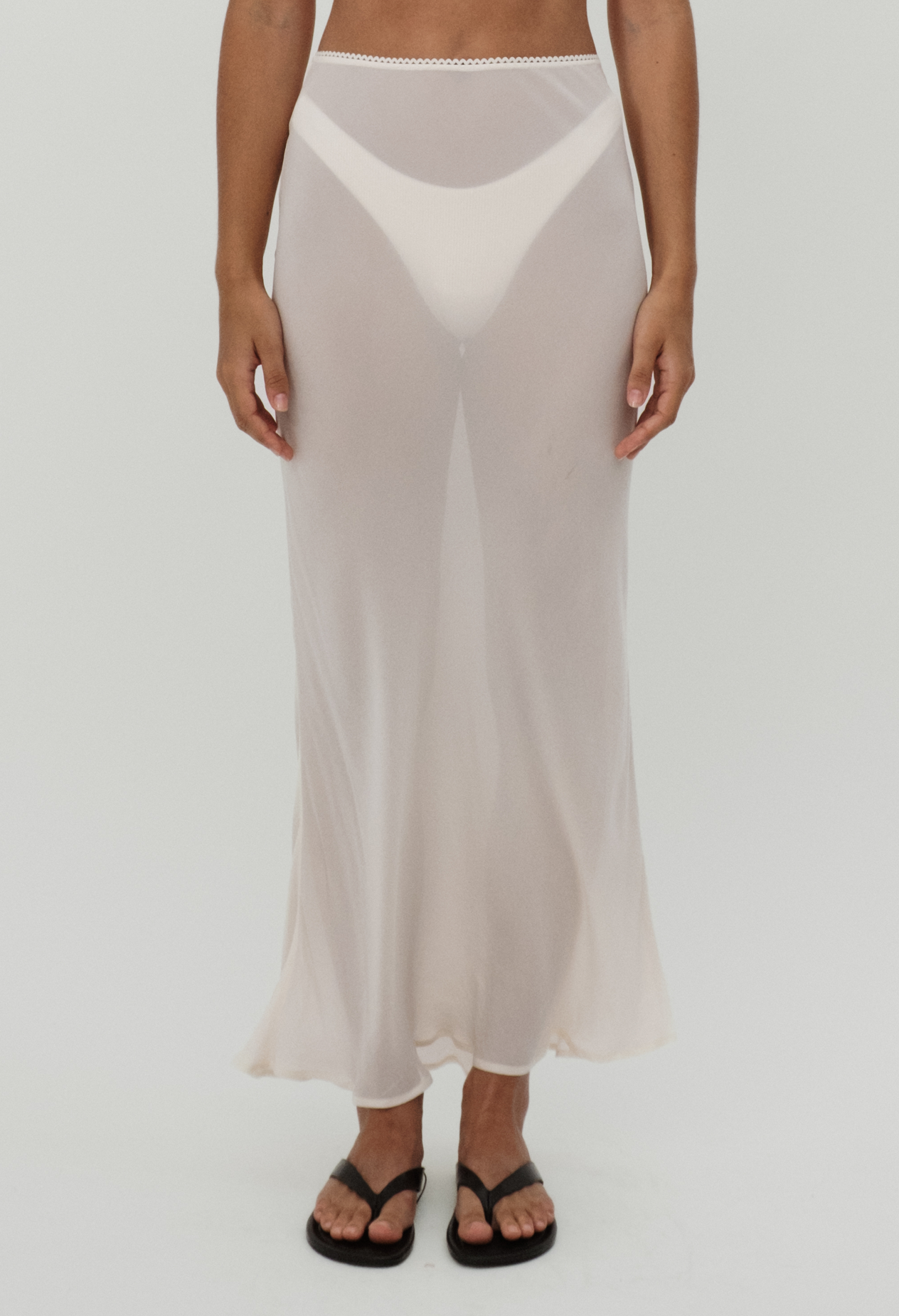 ANOUK SHEER SLIP SKIRT