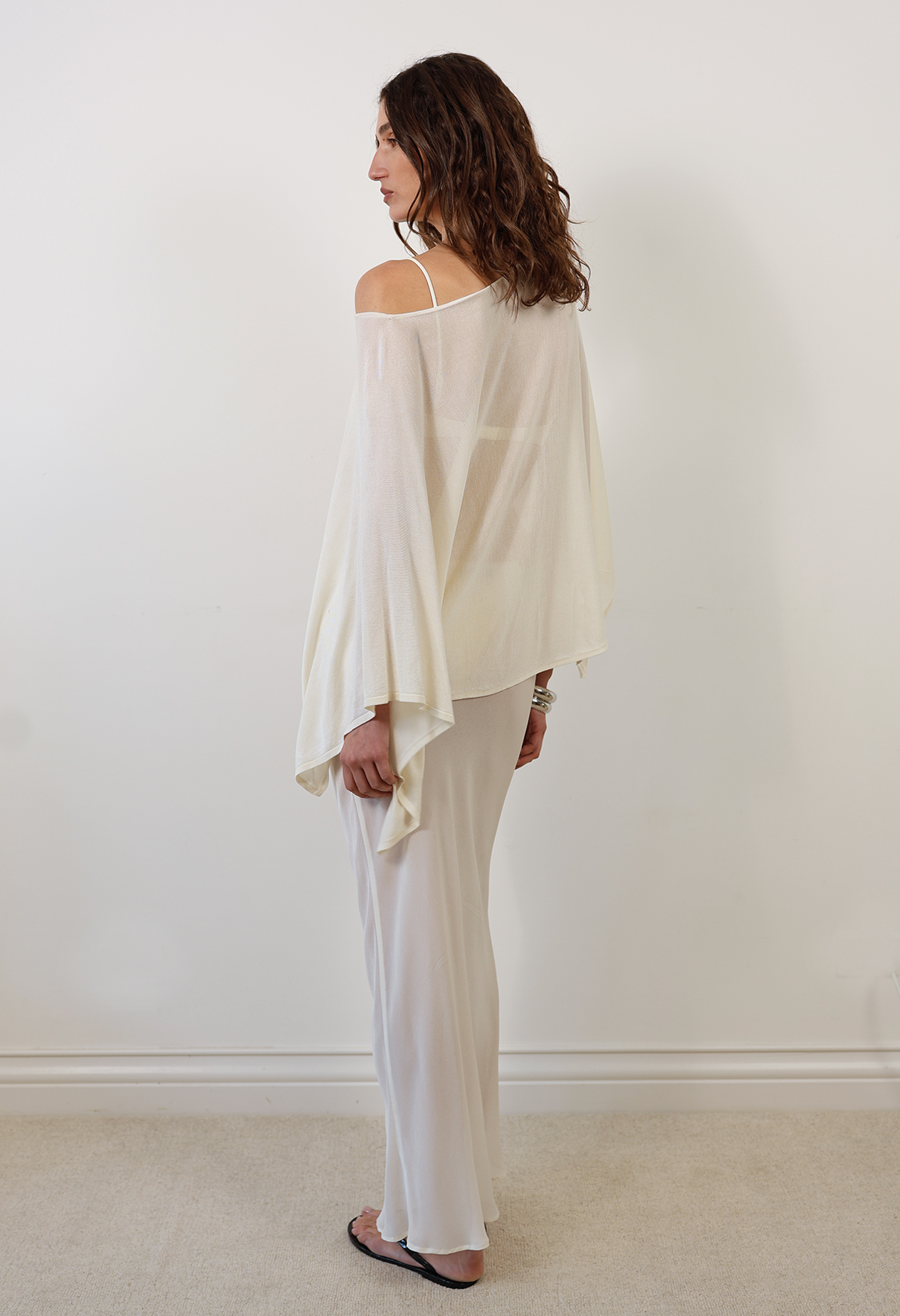 ASTOR SILK BLEND CAPE TOP