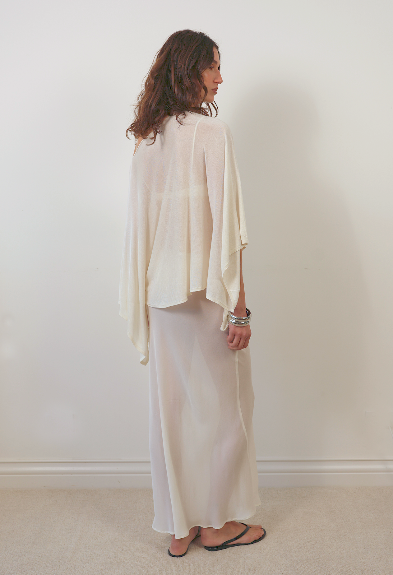 ASTOR SILK BLEND CAPE TOP