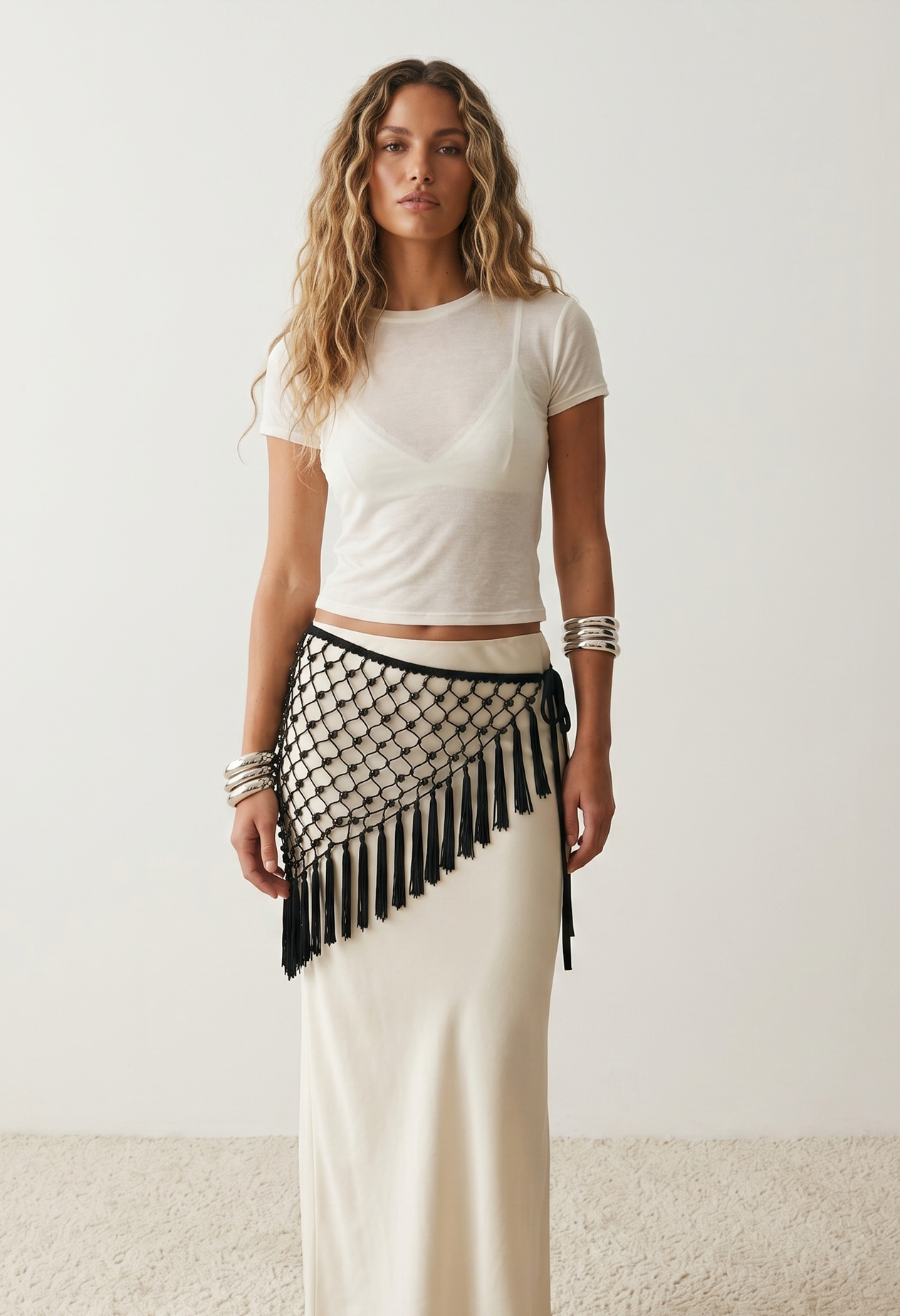 BEADED SCARF
