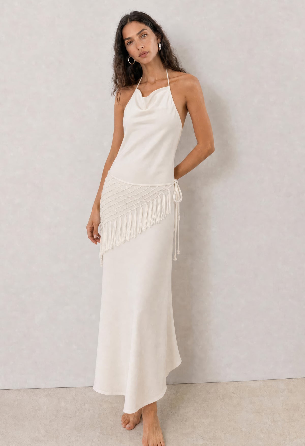 MANON BEADED SCARF DRESS