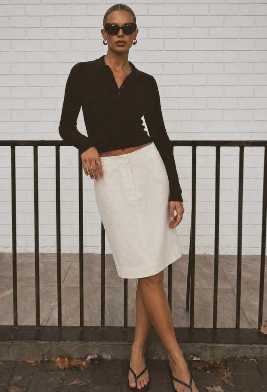 MANON KNEE LENGTH SKIRT