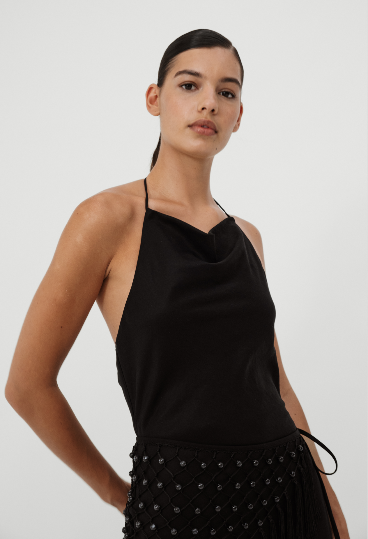 MANON BEADED SCARF DRESS