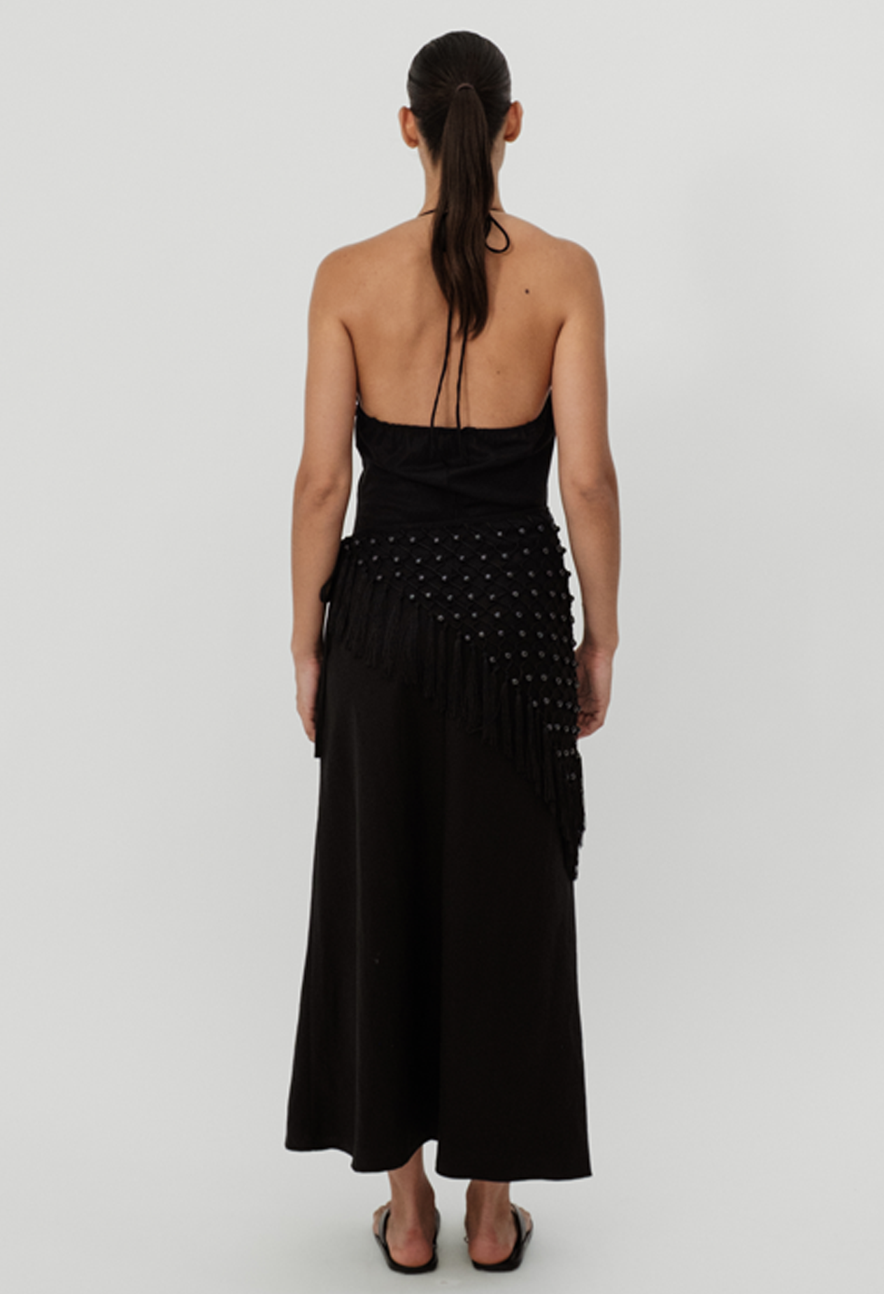 MANON BEADED SCARF DRESS