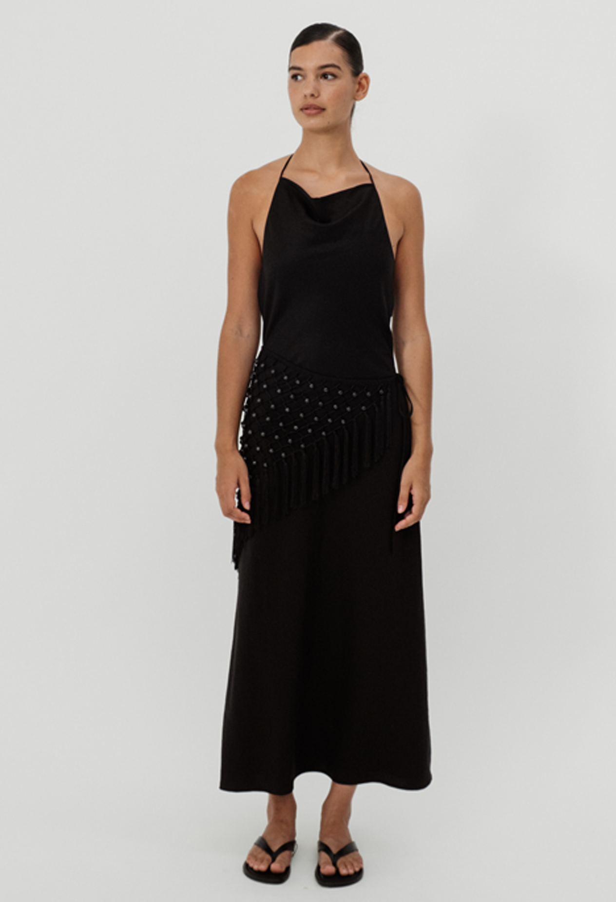 MANON BEADED SCARF DRESS